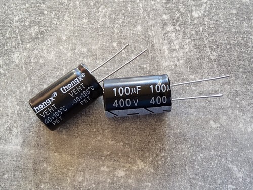 100uf 400v elko 105 - elko, 105°