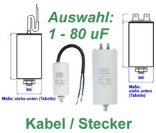 Kondensator Anlaufkondensator