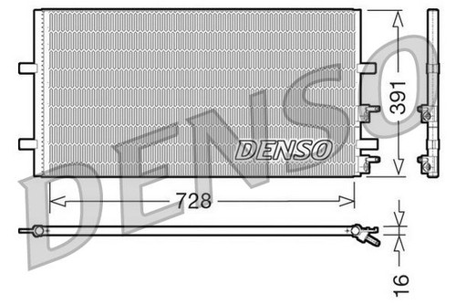 Denso kondensator klimaanlage - denso, kondensator,