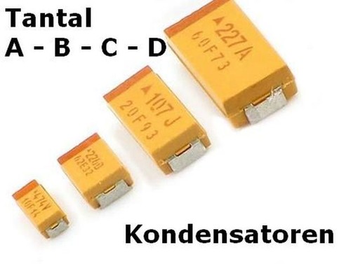 Smd tantal kondensator - smd,